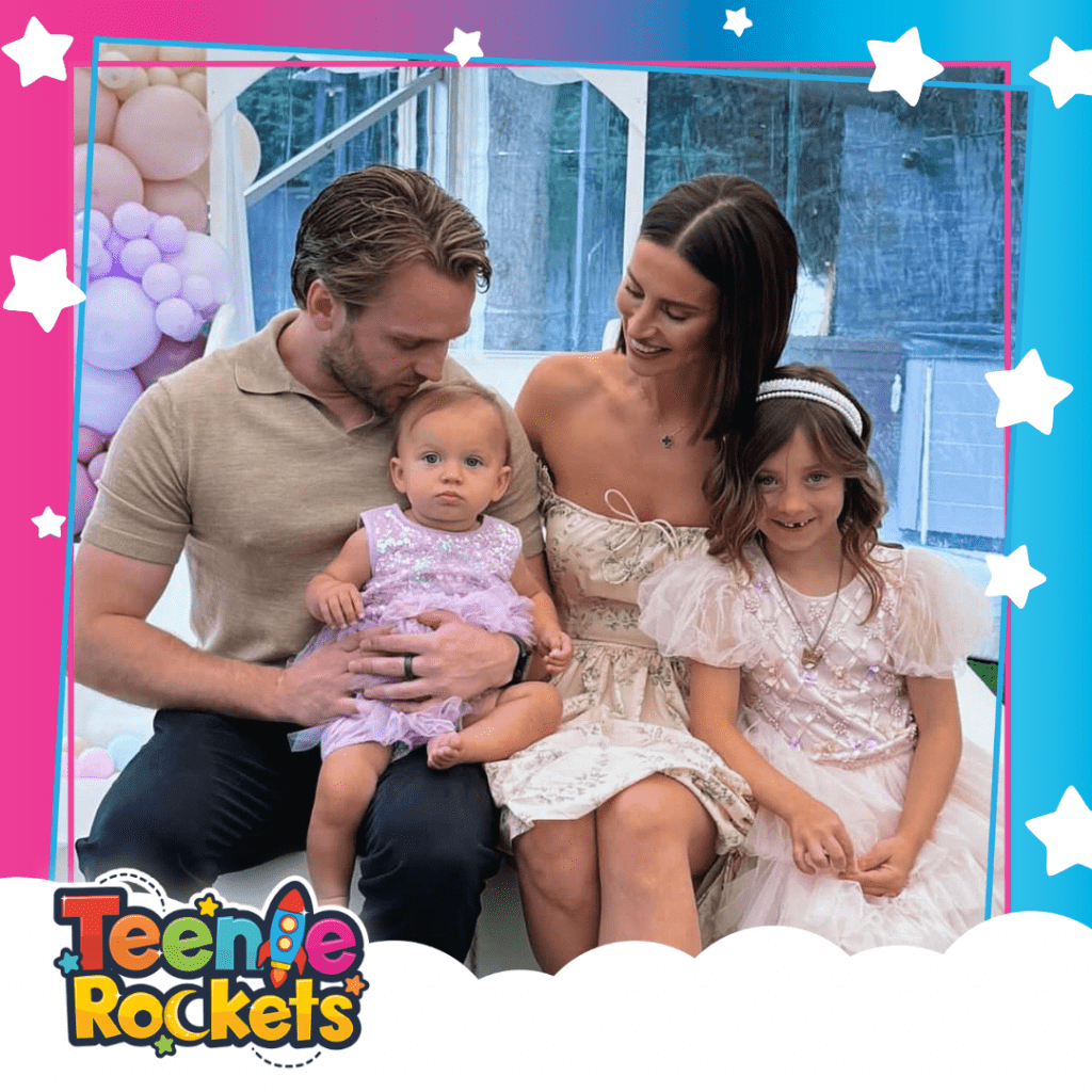 Ferne Mccann kids party Finty Teenie Rockets